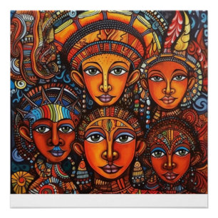 Poster Enfants d'Éthiopie