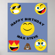 Enfants Emoji Joyeux anniversaire