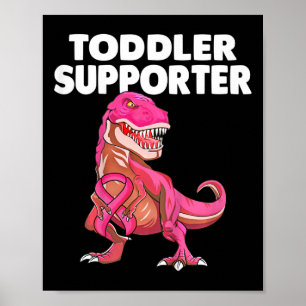 Poster Enfants Enfants Enfants Soutien T-rex Enfants Canc