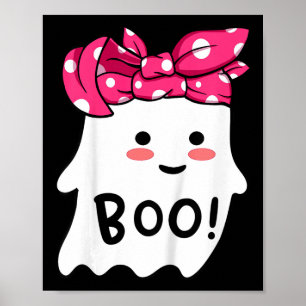 Poster Enfants Filles Toddler Joyeux Fantôme D'Halloween