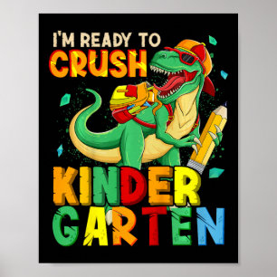 Poster Enfants Je suis prêt à écraser maternelle Ck To Sc