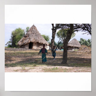 Poster Enfants jouant