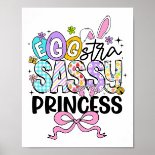 Poster Enfants Jour de Pâques Œuf-stra Sy Princesse Fille