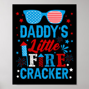 Poster Enfants Le Petit Bouchon de Papa Fête de l'Indépen
