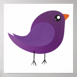 Poster Enfants mignonette birdy