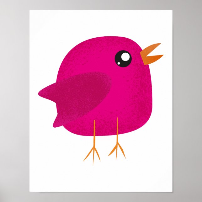 Poster Enfants mignonette birdy (Devant)