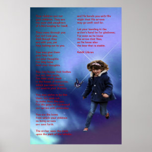 Poster Enfants par Kahlil Gibran