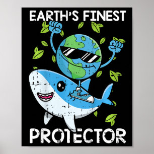 Poster Enfants Planet Protecteur Jour des terres Anim De 