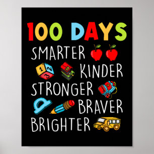 Poster Enfants plus intelligents plus forts plus brillant