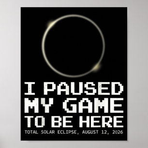 Poster Enfants Totalité de l'éclipse solaire Totalité Jou
