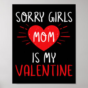 Poster Enfants Valentines Jour Enfants Garçons Chemise Ma