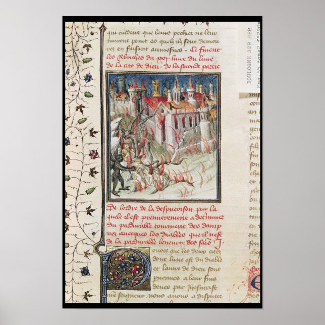 Poster Enfer, de 'De Civitate Dei' par St. Augustine (Devant)