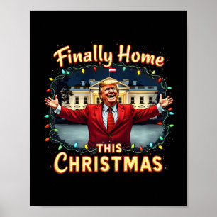 Poster Enfin Accueil Ce Noël Fête Trump Appa