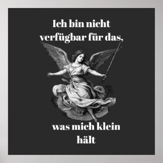 Poster Engel der Unverfügbarkeit 