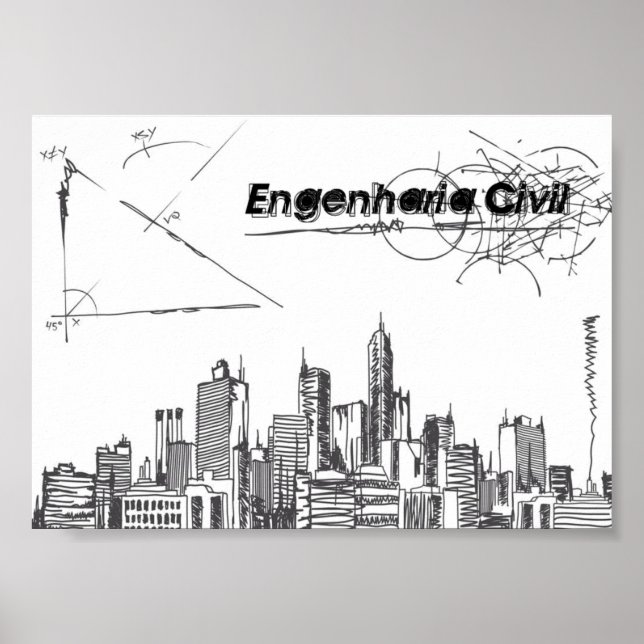 Poster Engenharia Civil (Devant)