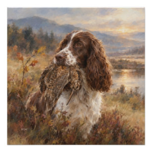 Poster English Springer Spaniel