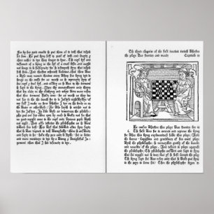 Poster English translation of 'De Ludo Saccorum'