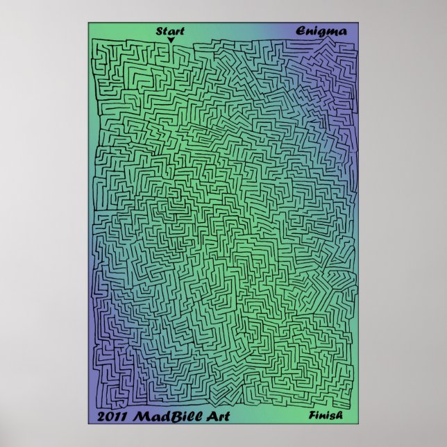 Poster Enigma Maze (Devant)
