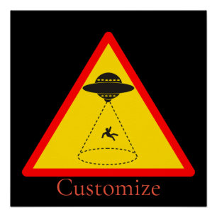 Poster Enlèvement d'Alien UFO Thunder_Cove