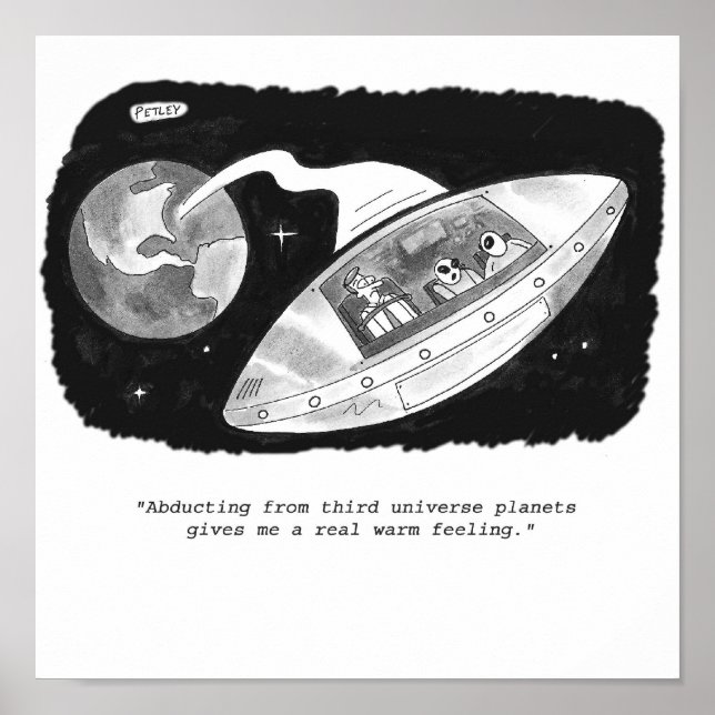 Poster enlèvement d'Aliens (Devant)