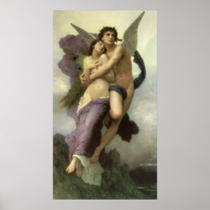 Poster Enlèvement de Psyché par Bouguereau