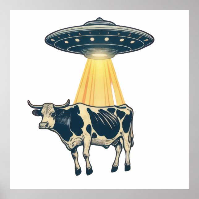 Poster Enlèvement de vaches (Devant)