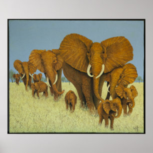 Poster Énorme mais s'inquiétant