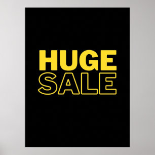 POSTER ÉNORME VENTE