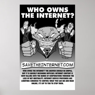 Poster Enregistrer l'affiche Internet