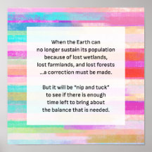 Enregistrer Planète Terre Avertissement Aquarelle 