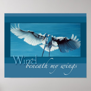 Poster Enroulez sous mes ailes 11 x 14