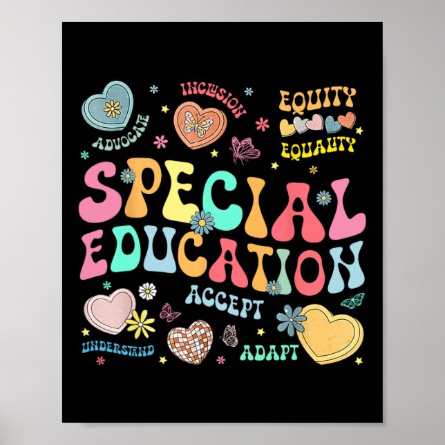 Poster Enseignant de l'éducation spéciale Enseignant insp (Devant)