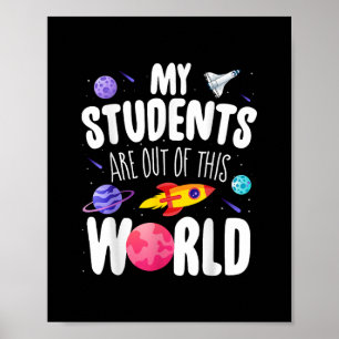 Poster Enseignant Drôle Mes Étudiants Sont Sortis De Ce M