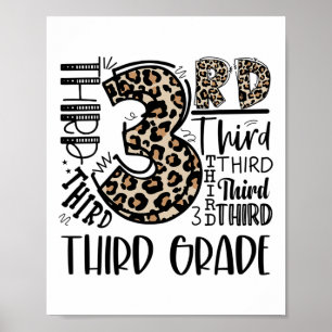 Poster Enseignant Enfants Ck À L'École Troisième Classe L