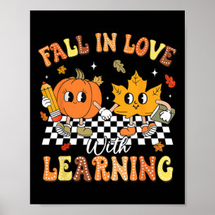 Poster Enseignant Halloween Tomber Amoureux Avec L'Appren