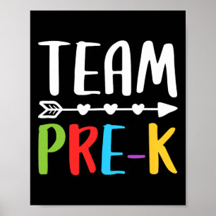 Poster Enseignant Pré-k Retour À L'École
