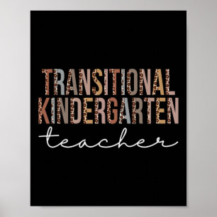 Poster Enseignante de maternelle Leopard Appréciation Fem
