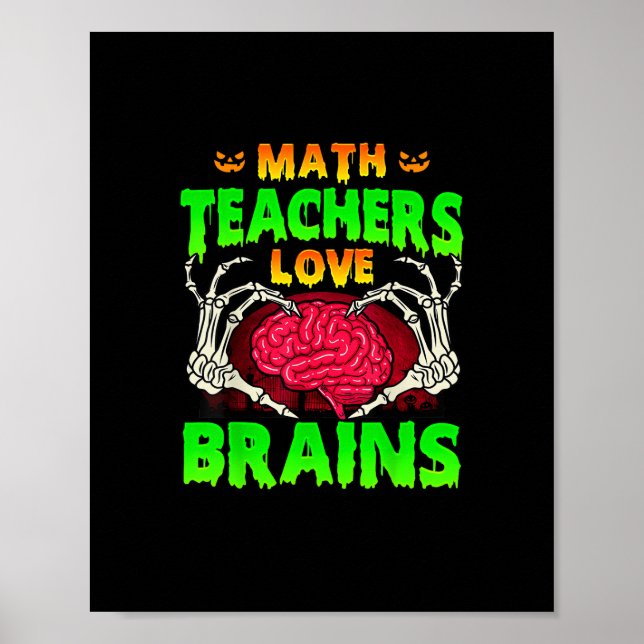 Poster Enseignants en mathématiques Cerveaux Squelette Co (Devant)
