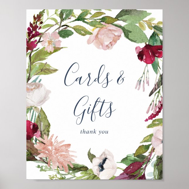 Poster Enseigne Cartes et Cadeaux Tropical Breeze (Devant)