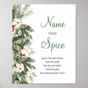 Poster Enseigne de Baby Shower de Mariage Nommer Cette Ép