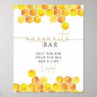 Enseigne de bar à Margarita abeille à miel