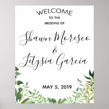 ENSEIGNE DE BIENVENUE DE MARIAGE