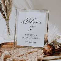 enseigne de bienvenue de shower de mariage avec le