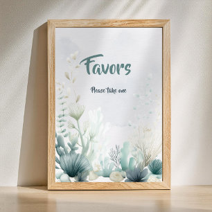 Poster Enseigne de cadeaux pour Baby Shower Sea You Soon