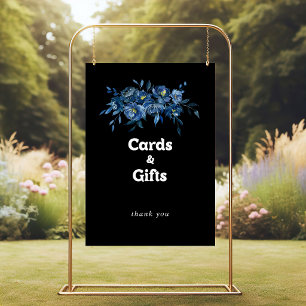 Poster Enseigne de Cartes et Cadeaux Floraux de la Marine