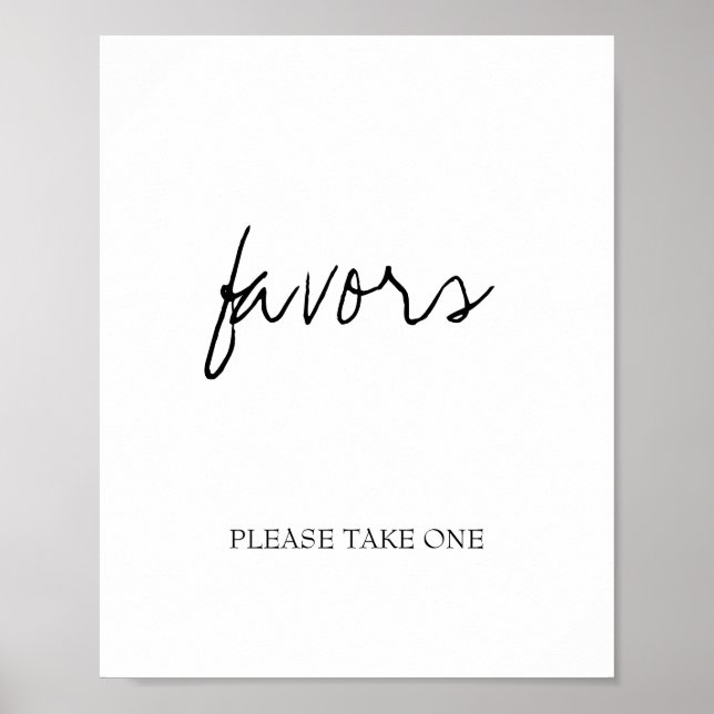 Poster Enseigne de mariage en calligraphie noire de Breta (Devant)