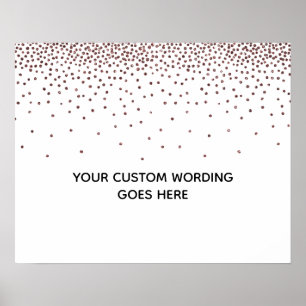 Poster Enseigne de mariage personnalisée vierge DIY confe