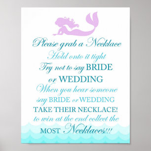Poster Enseigne de mariage pour une Baby Shower sur le th