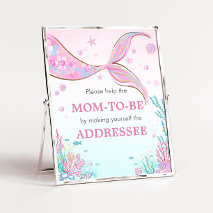 Poster Enseigne de station d'enveloppe pour Baby Shower S