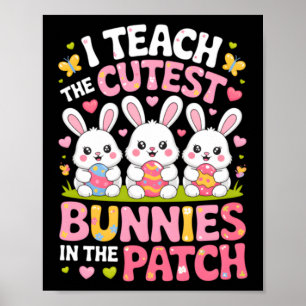 Poster Enseigner aux lapins les plus mignons de la parcel